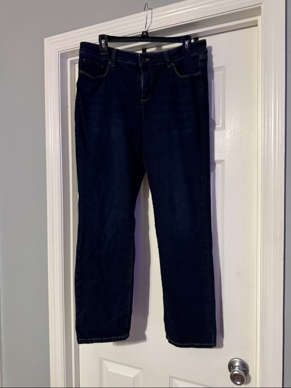 Liz Claiborne Dark Blue Straight Leg Jeans